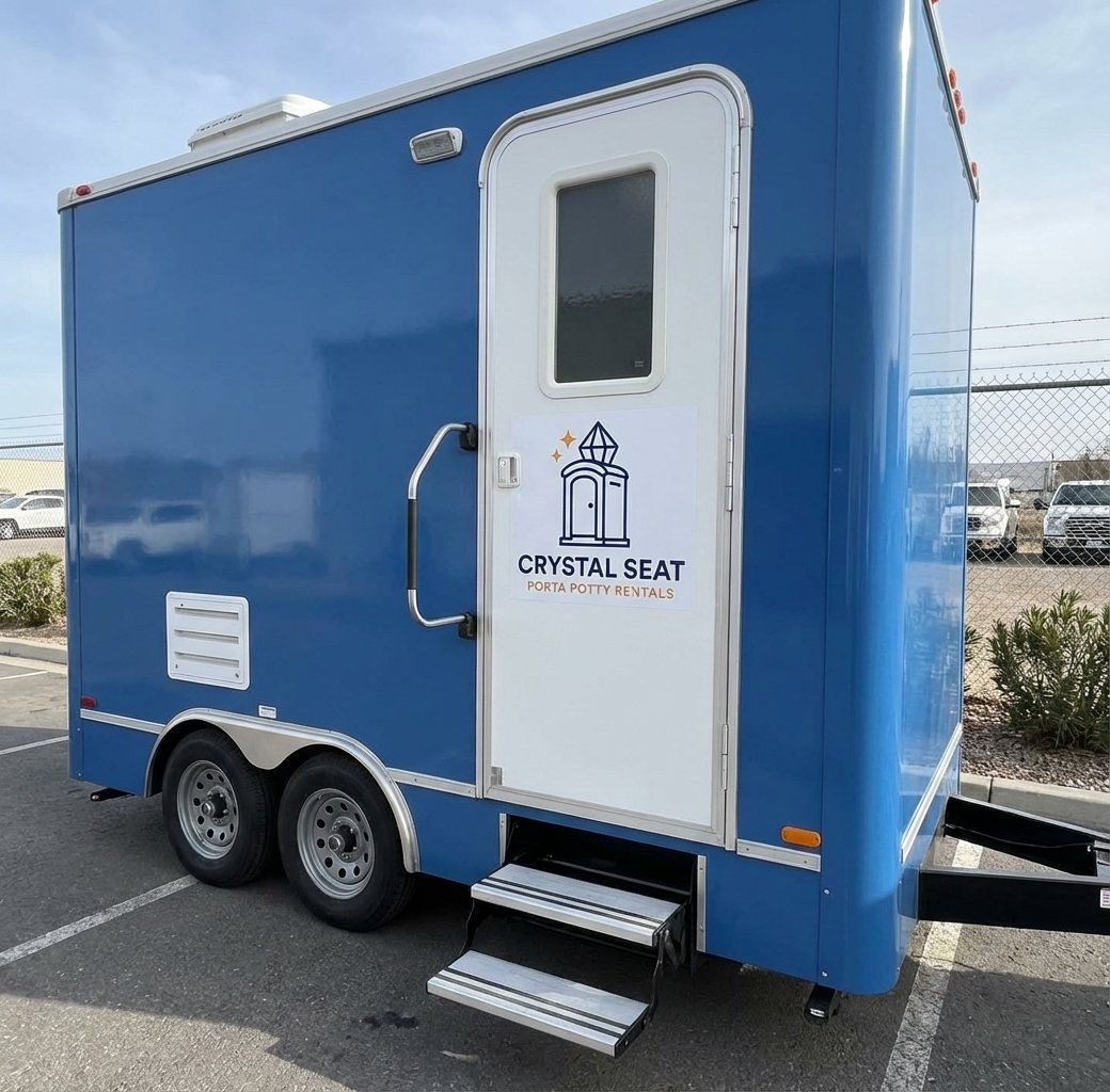 Luxury Restroom Trailer Exterior